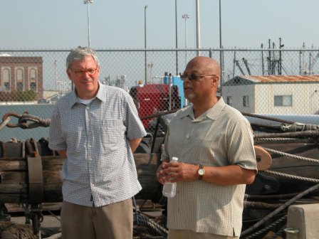 Scott Lang and Julius Britto credit: Alice E Smith