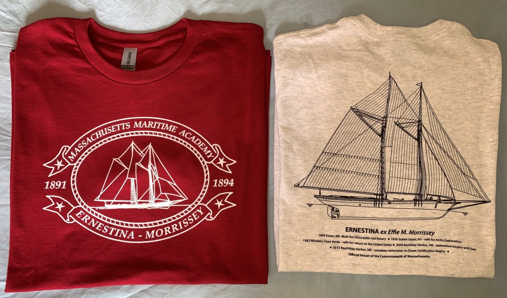Launch celebration tee shirt front and back and two colors