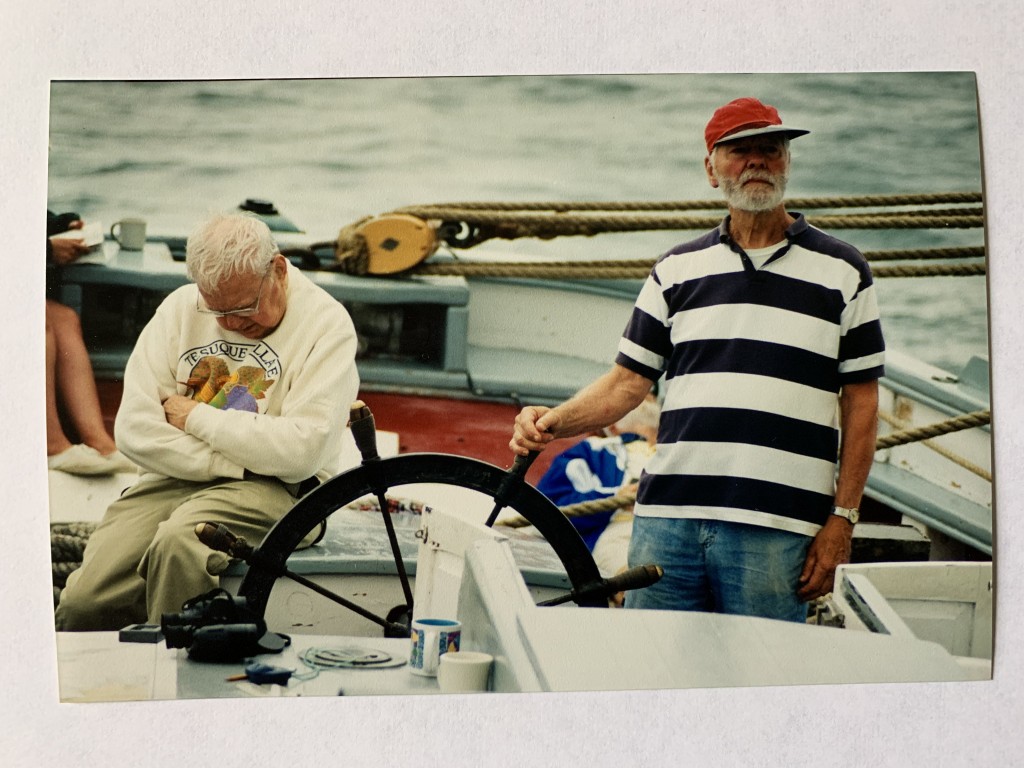 Fred Littleton at teh helm