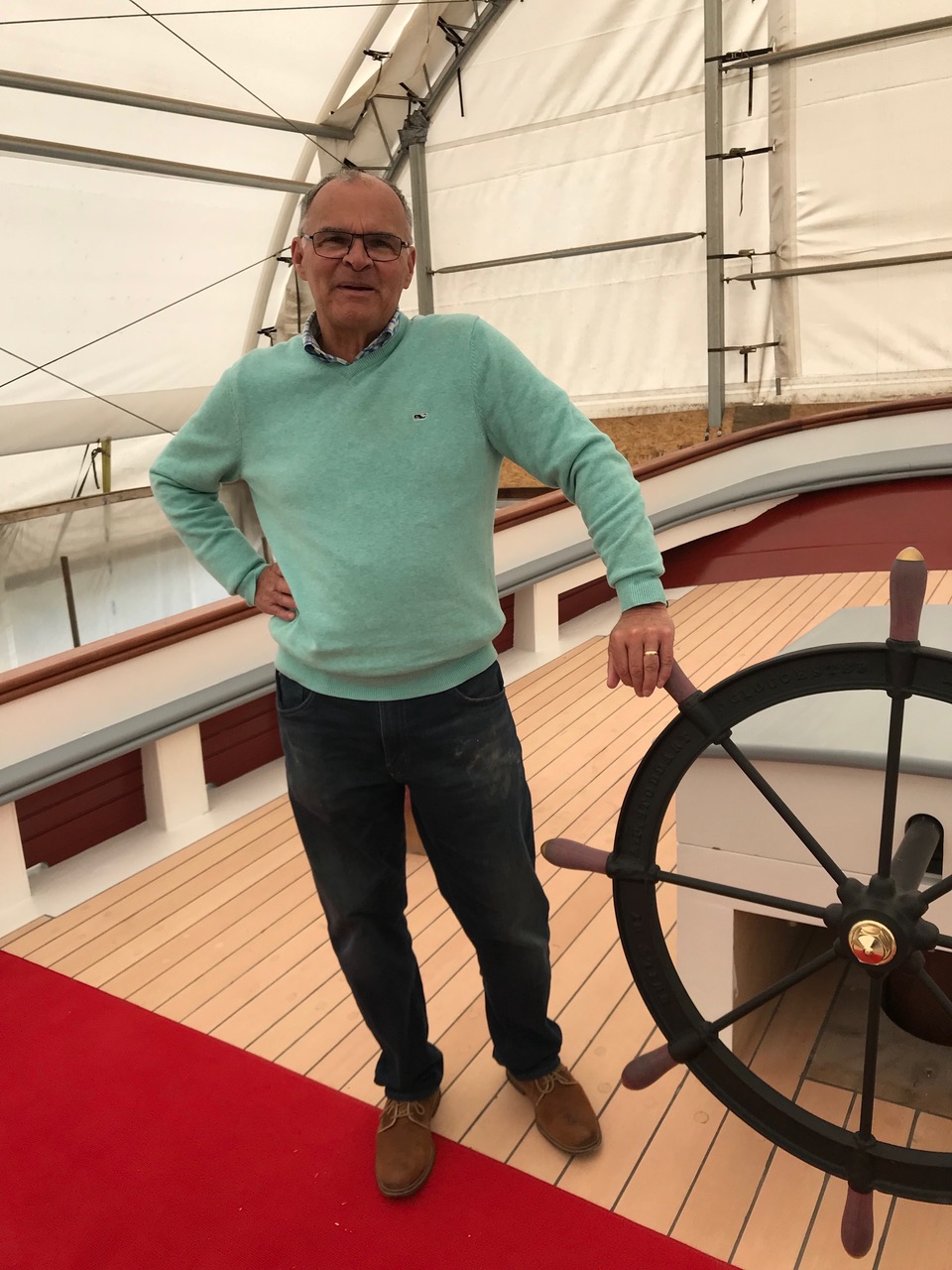 Bob Hildreth ~ 2019 visit to the Shipyard