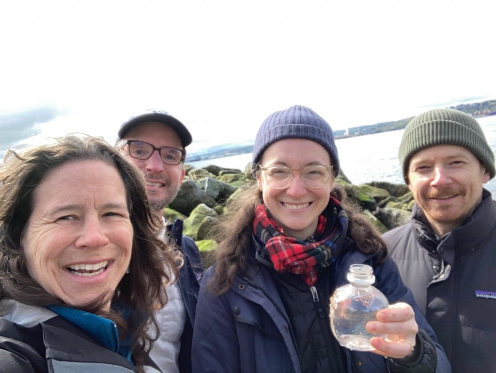 Erin Johnson along with Tami Kellogg, Brian O'Reilly and Christopher Roberts,