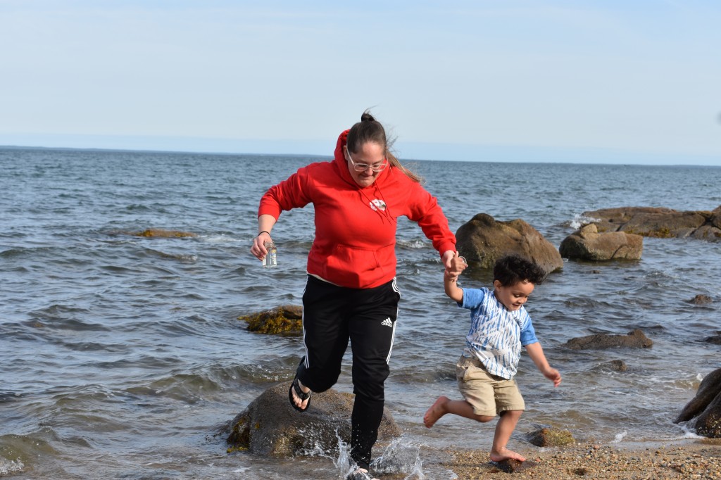 Anna and Anderson after successful collection.