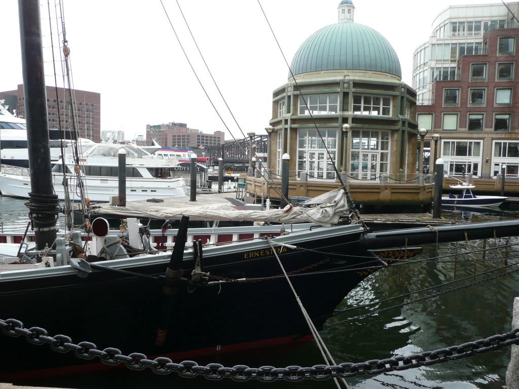 2009 Reception at Rowes Wharf on the return of Ernestina to Massachusetts.