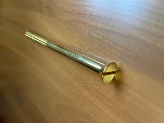 custom gold-plated bolt